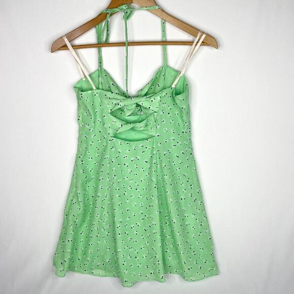BCBGeneration Green Halter Summer Mini Dress - Picture 5 of 13